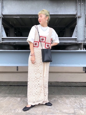 あみこさん(レディース・156cm)の夏コーディネート