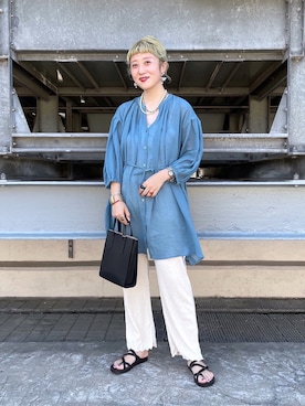 あみこさん（レディース・156cm）の夏コーディネート