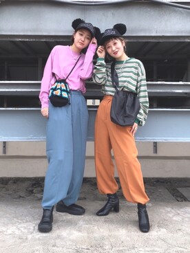 あみこさん（レディース・156cm）の秋コーディネート