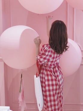 「Chuu」｜「アイテム（ワンピース/ドレス）」を使った、𝕤𝕒𝕠 . 𝕤さん（レディース・153cm）の夏コーディネート