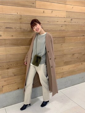 「DRWCYS（ドロシーズ）のアイテム（スウェット）」を使った、ＳＡＫIさん（レディース・166cm）の冬コーディネート