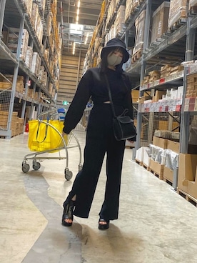 「apres jour（アプレジュール）のアイテム（帽子）」を使った、yuinaさん（レディース・148cm）の秋コーディネート
