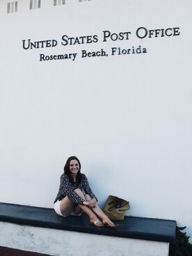 「Jack Rogers（ジャックロジャース）のアイテム」を使った、Lauren Lopacinskiさん（レディース・163cm）の春コーディネート