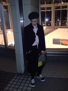 「文化服装学院」｜NARUさん（メンズ・165cm）の秋コーディネート
