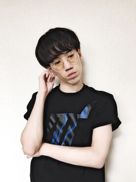 「D.TT.K（ディティーティーケー）のアイテム」を使った、NARUさん（メンズ・165cm）の夏コーディネート