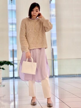 「RELAX」｜satoさん（レディース・169cm）の冬コーディネート