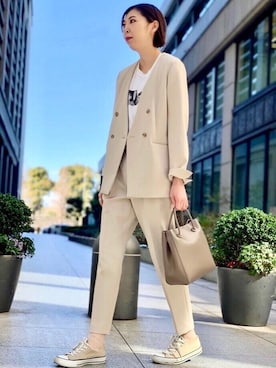 「遊び心のあるJacket Style」｜satoさん（レディース・169cm）の春コーディネート