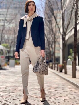 「遊び心のあるJacket Style」｜satoさん（レディース・169cm）の春コーディネート
