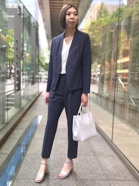 「ベーシック/トラッド」｜satoさん（レディース・169cm）の春コーディネート