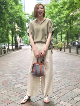 satoさん（レディース・169cm）の夏コーディネート