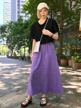 satoさん（レディース・169cm）の夏コーディネート