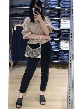 「大学生コーデ」｜「アイテム（アナログ腕時計）」を使った、ねいる【17】さん（レディース・164cm）の夏コーディネート