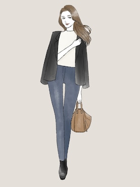 rancho000さん（レディース・160cm）の冬コーディネート