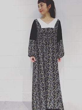 「mystic（ミスティック）のアイテム（ワンピース/ドレス）」を使った、yukatsuraさん（レディース・152cm）の秋コーディネート