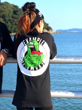 「Supreme （シュプリーム）のアイテム（ヘアバンド、ブラック系）」を使った、ABさん（レディース・156cm）の秋コーディネート