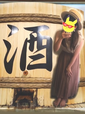 「chocomee（チョコミー）のアイテム（帽子）」を使った、- ̗̀ ꪔ̤̥ꪔ̤̮ꪔ̤̫  ̖́-さん（レディース・152cm）の夏コーディネート