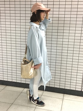 「MINITZ（ミニッツ）のアイテム」を使った、AYANEさん（レディース・158cm）の秋コーディネート