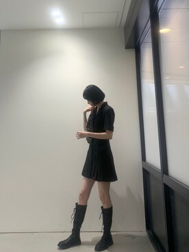 「PLASMASPHERE（プラズマスフィア）のアイテム」を使った、zrnnzrさん（レディース・172cm）の春コーディネート