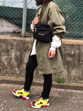 「平成最後のWEARISTAセンバツ」｜「アイテム（アクセサリー）」を使った、ち。さん（レディース・160cm）の春コーディネート