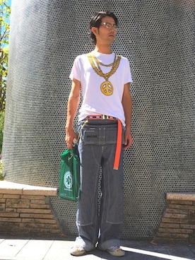 「fev（フェブ）のアイテム」を使った、Hiroyuki Katoさん（メンズ・185cm）の秋コーディネート