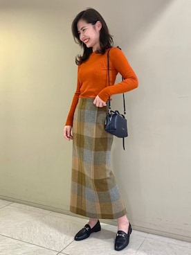 「36Quatre-Neuf」｜asuka yamadaさん（レディース・162cm）の秋コーディネート