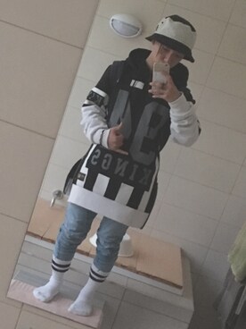 「Factorie（ファクトリエ）のアイテム」を使った、Lintaro Yodaさん（メンズ・168cm）の秋コーディネート