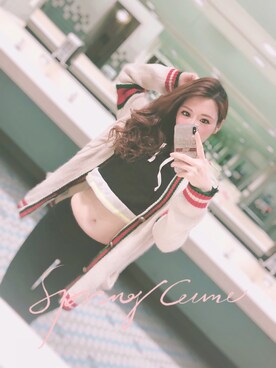 「FOREVER 21（フォーエバー トゥエンティーワン）のアイテム（ベスト）」を使った、Jenny宝贝201712さん（レディース・170cm）の冬コーディネート