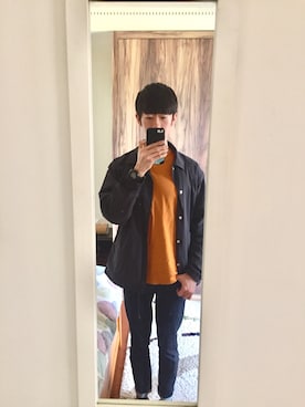 「Dickies（ディッキーズ）のアイテム（その他アウター）」を使った、みんさん（メンズ・170cm）の春コーディネート