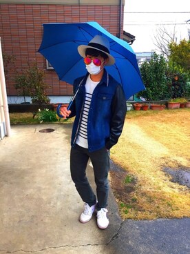 「チャラ男」｜ゆうたさん（メンズ・169cm）の冬コーディネート