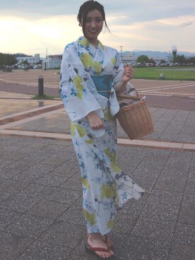 RISA RISAさんの（kimono | キモノ）を使ったコーディネート