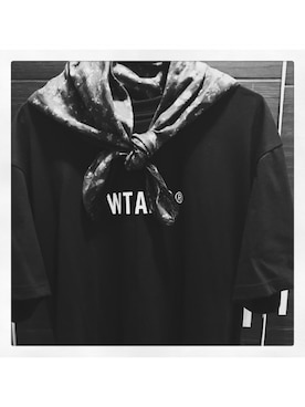 「WTAPS（ダブルタップス）のアイテム（Tシャツ/カットソー、ブラック系）」を使った、tenderさん（レディース・153cm）の秋コーディネート