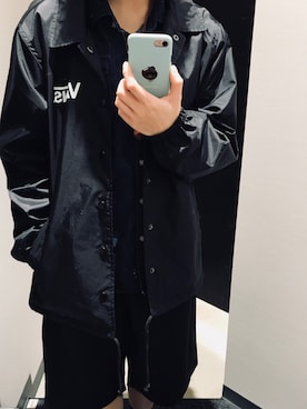 「VANS（バンズ）のアイテム（パーカー、ブラック系）」を使った、tenderさん（レディース・153cm）の秋コーディネート