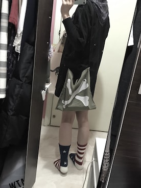 Wtapsダブルタップス×porter ショルダーバッグ WTAPSのショルダーバッグを使ったレディース人気ファッション