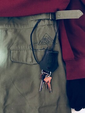 「WTAPS（ダブルタップス）のアイテム（ファッション雑貨、ブラック系）」を使った、tenderさん（レディース・153cm）の冬コーディネート