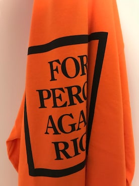 「WTAPS（ダブルタップス）のアイテム（シャツ/ブラウス、オレンジ系）」を使った、tenderさん（レディース・153cm）の冬コーディネート