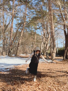 「東北」｜Shu Nicoleさん（レディース・155cm）の冬コーディネート