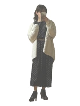 「Green Parks fuuwa（グリーンパークスフーワ）のアイテム（その他アウター）」を使った、k.pyonさん（レディース・150cm）の冬コーディネート