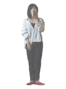 「Green Parks fuuwa（グリーンパークスフーワ）のアイテム（パンツ）」を使った、k.pyonさん（レディース・150cm）の春コーディネート