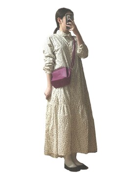 「ビビッドピンク」｜k.pyonさん（レディース・150cm）の春コーディネート