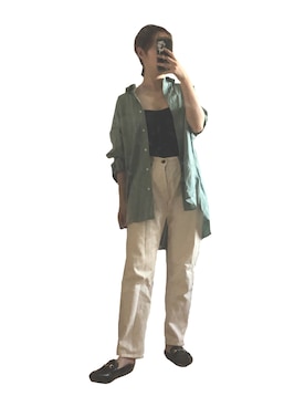 「タッセルローファー」｜k.pyonさん（レディース・150cm）の秋コーディネート