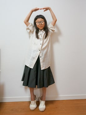 「and it_（アンドイット）のアイテム」を使った、sakana さん（キッズ・110cm）の夏コーディネート