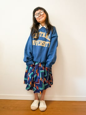 「and it_（アンドイット）のアイテム」を使った、sakana さん（キッズ・110cm）の秋コーディネート