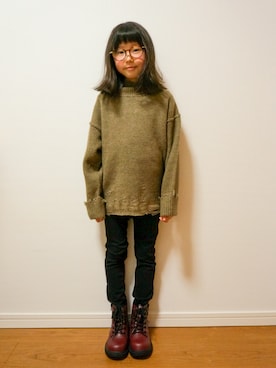 sakana さん（キッズ・110cm）の冬コーディネート