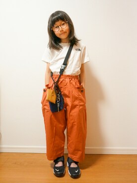 「MIS（エムアイエス）のアイテム（バッグ）」を使った、sakana さん（キッズ・120cm）の春コーディネート