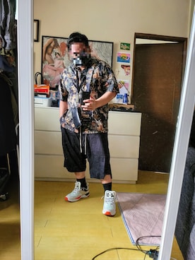 「Rick Owens（リックオウエンス）のアイテム（財布/小物）」を使った、Tim Ngさん（メンズ・163cm）の秋コーディネート