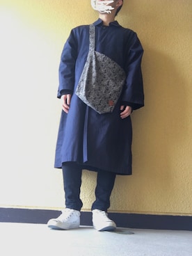 「ポールスミス」｜「アイテム（スウェット）」を使った、さこやんさん（メンズ・171cm）の春コーディネート