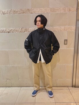 「ABU GARCIA（アブ・ガルシア）のアイテム（ジャケット/アウター）」を使った、佐藤 智哉さん（メンズ・168cm）の冬コーディネート