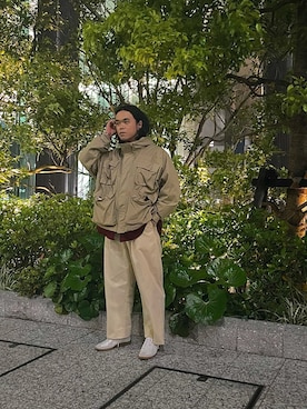 「BASISBROEK（バシスブルック）のアイテム（ジャケット/アウター）」を使った、佐藤 智哉さん（メンズ・168cm）の春コーディネート