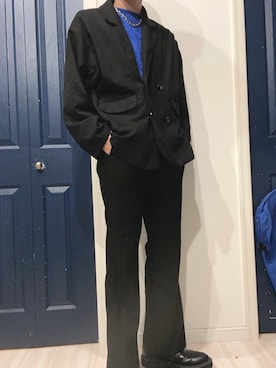 「SOYOUS（ソユーズ）のアイテム（パンツ）」を使った、そらさん（メンズ・173cm）の夏コーディネート