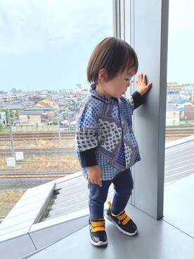 「こどもの日」｜「アイテム（シューズ）」を使った、hhhimariiiさん（キッズ・90cm）の春コーディネート